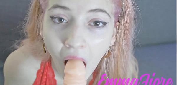  Step-daughter receives gift and gets horny (POV)